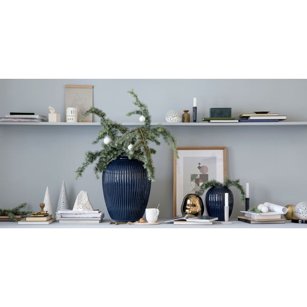 Свещник от бял фаянс Hammershoi, височина 12 cm Hammershøi - Kähler Design-image-3