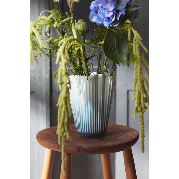 Светлосиня керамична ваза (височина 20,5 cm) Hammershøi – Kähler Design-image-1