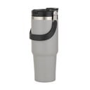 Сива бутилка за пътуване бутилка  от неръждаема стомана 1 l Eco – Ladelle