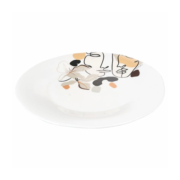 Керамична чиния за сервиране, ø 35 cm Face to Grey - VDE Tivoli 1996-image-1