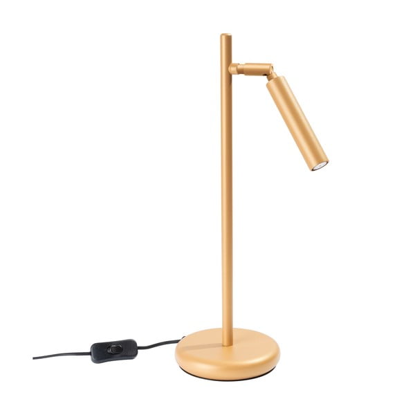 Настолна лампа в златист цвят (височина 43 cm) Fideus – Nice Lamps