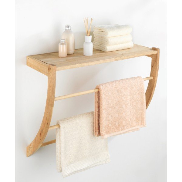 Дървен стенен рафт Norway - Wenko-image-1