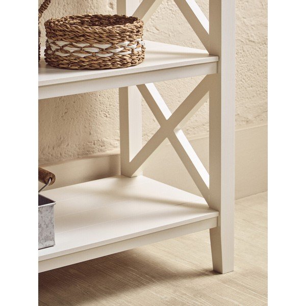 Бял стелаж от масивен бор 120x81x40 cm Heritage – Premier Housewares-image-2