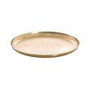Метален декоративен поднос ø 34,5 cm Krosna – Light & Living