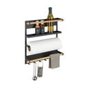 Черен стенен кухненски органайзер Magna - Wenko