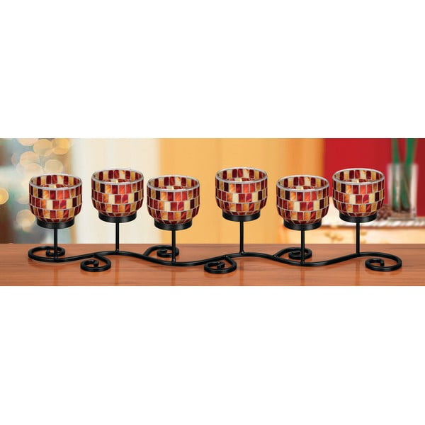 Метален свещник за чаена свещ – Deco Pleasure-image-1