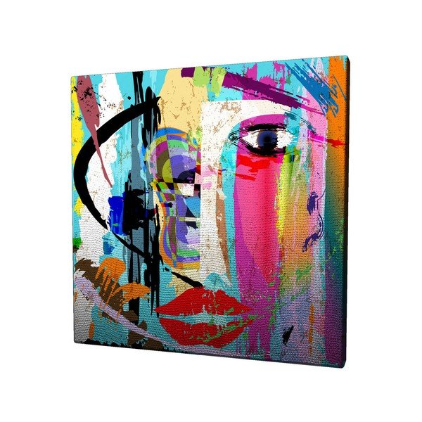Живопис върху платно Moma, 45 x 45 cm - Majestic