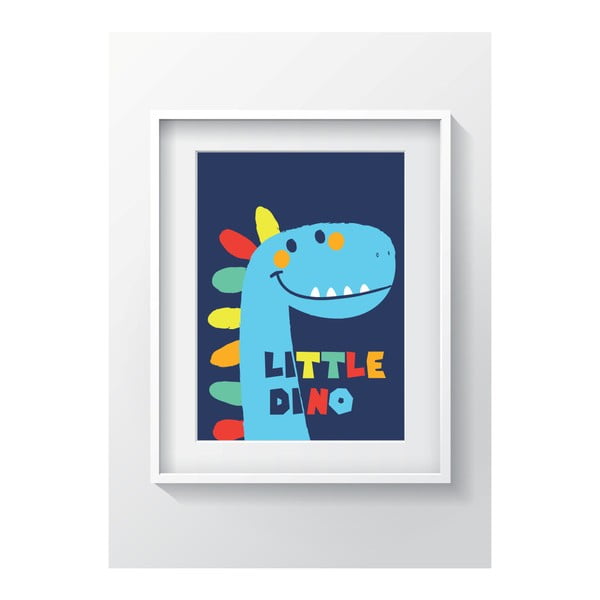 Nástěnný obraz OYO Kids Little Dino, 24 x 29 cm