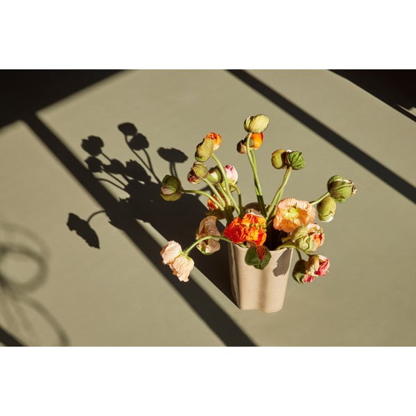 Бежова керамична ваза (височина 30 cm) Sapo – Hübsch-image-4