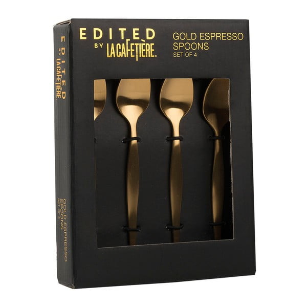 Sada 4 lžiček na espresso Creative Tops La Cafetiere-image-1