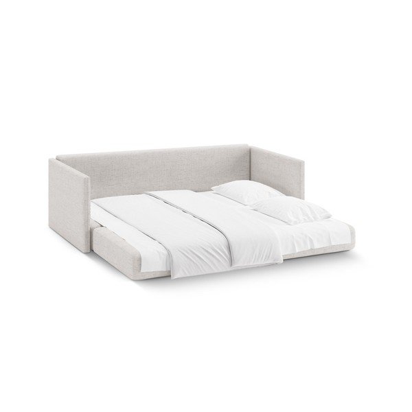 Бежов шенилов сгъваем диван 209 cm Shannon – Cosmopolitan Design-image-3