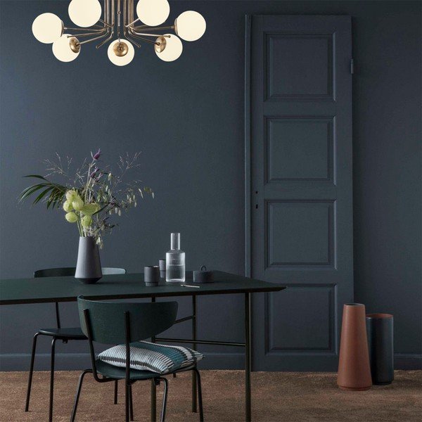 Бяло/в месингов цвят осветително тяло за таван със стъклен абажур ø 15 cm Daisy – Opviq lights-image-1