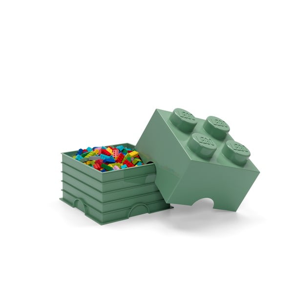 Зелена квадратна кутия за съхранение - LEGO®-image-2