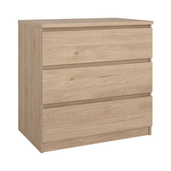 Скрин от декор от дъб  в естествен цвят 77x76x50 cm Naia – Tvilum