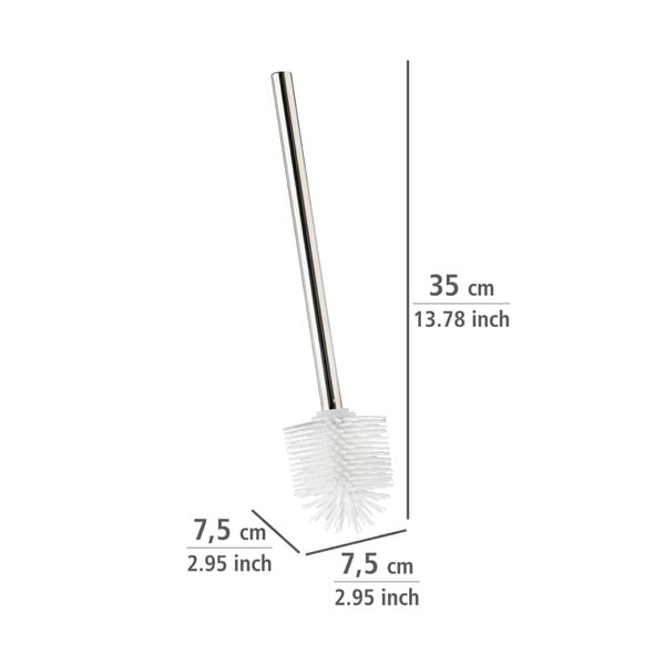 Сменяема четка за тоалетна с дръжка от неръждаема стомана - Wenko-image-1