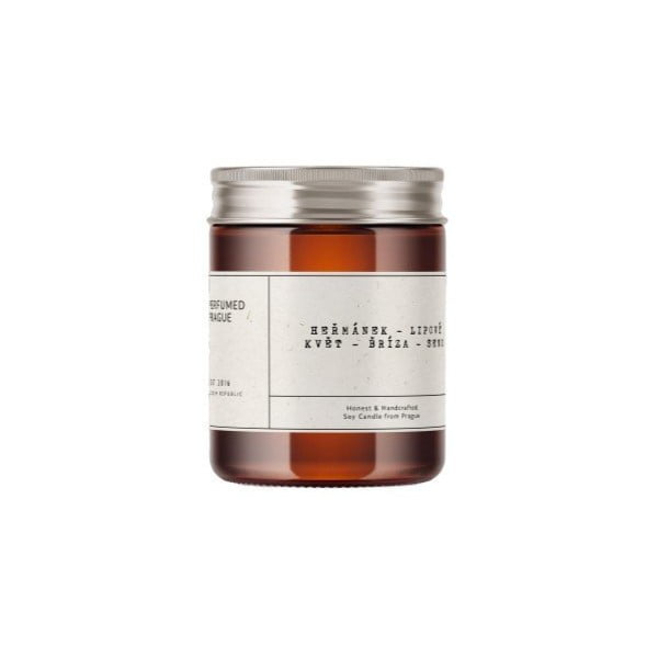 Ароматна свещ от соев восък време на горене 40 час #57 Chamomile, Linden, Birch – Perfumed Prague-image-3