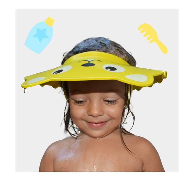 Жълта защитна шапка за душ - Rocket Baby
