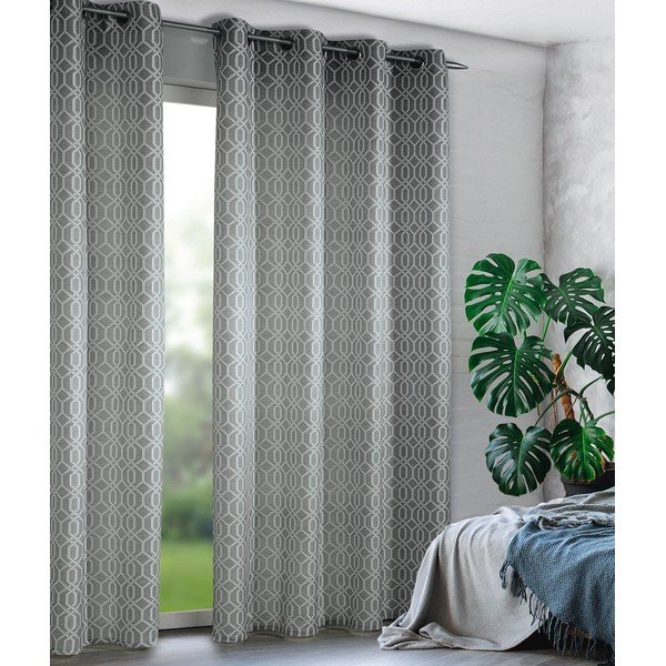 Сива завеса 135x245 cm Dekor – Sehlbach-image-1