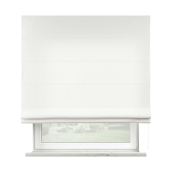 Бяла римска щора 170x160 cm Cotton Story - Yellow Tipi