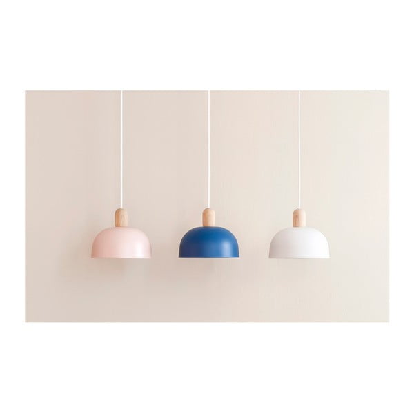 Modré závěsné svítidlo HARTÔ Nina-image-1