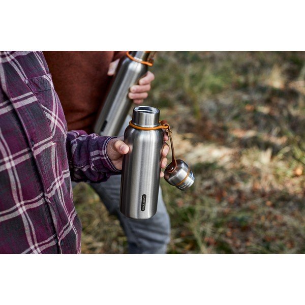 Термо бутилка от неръждаема стомана в сребрист цвят 500 ml – Black + Blum-image-3