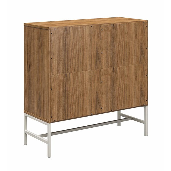 Шкаф за книги в орех 76x76 cm Modline - Støraa-image-4