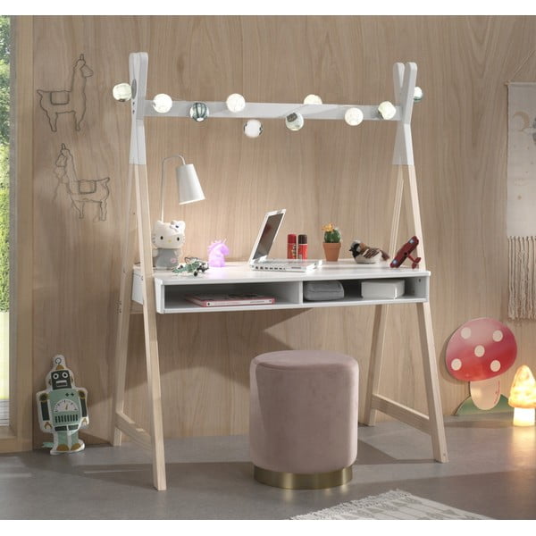 Бяло детско бюро Kiddy - Vipack-image-1