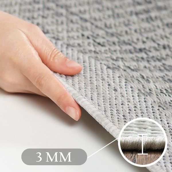 Сив кръгъл външен килим ø 120 cm Giza – Ayyildiz Carpets-image-3