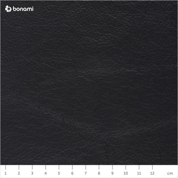 Черен кожен пуф , ø 52 cm Naïve - EMKO-image-4