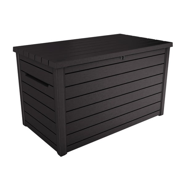 Кафява пластмасова градинска кутия за съхранение Ontario – Keter-image-3