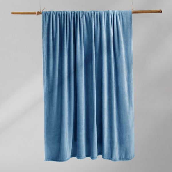 Тъмносиньо одеяло от микрофибър , 160 x 210 cm Mic - DecoKing-image-3