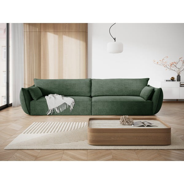 Тъмнозелен диван 248 cm Vanda - Mazzini Sofas-image-1