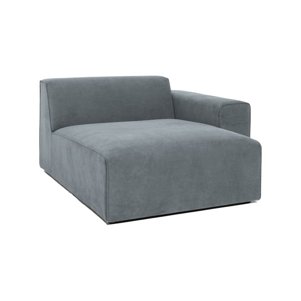 Сив модулен диван от рипсено кадифе (десен ъгъл) Sting – Scandic-image-1