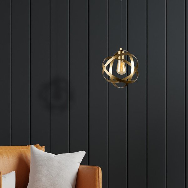 Метална висяща лампа в златист цвят Lama - Squid Lighting-image-3