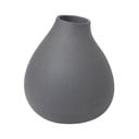 Тъмносива порцеланова ваза (височина 17 cm) Nona – Blomus