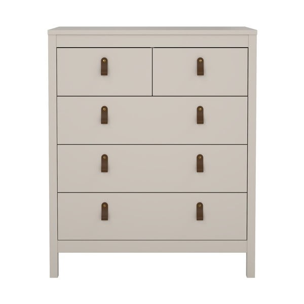 Сиво-бежов скрин 82x99x38 cm Madrid – Tvilum