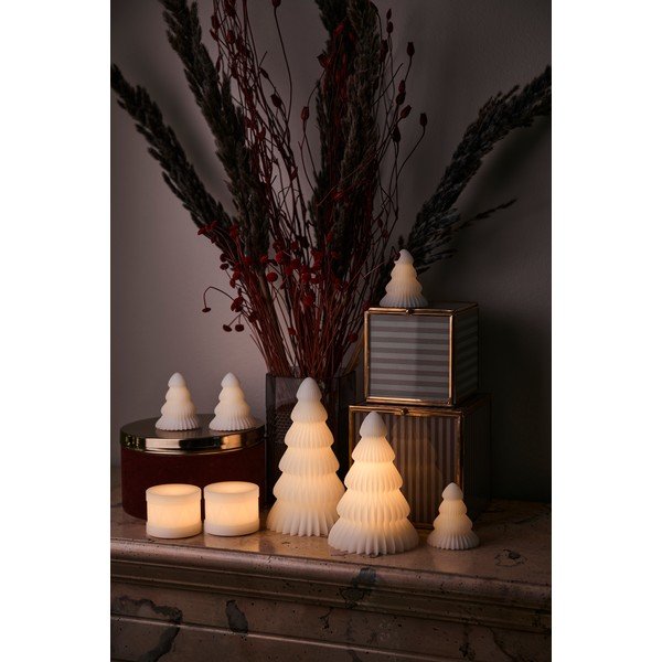 Бяла светлинна декорация ø 11 cm Claire - Siriu-image-2