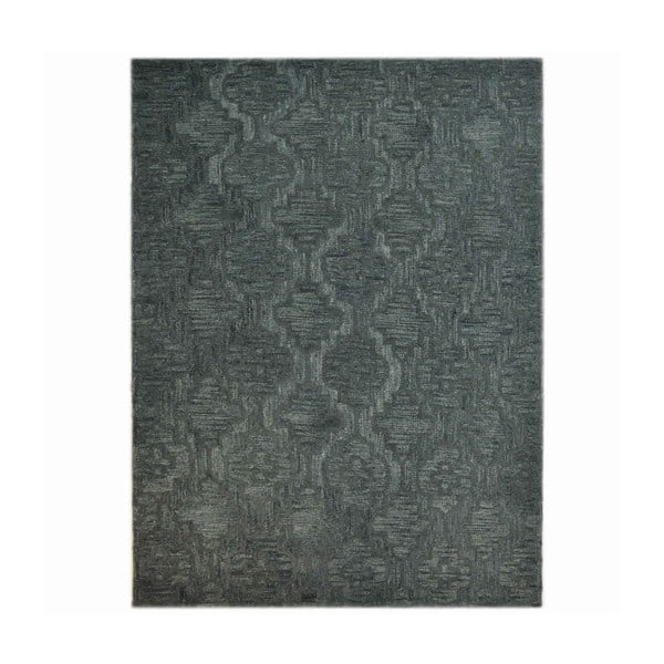 Tmavě šedý vlněný koberec The Rug Republic Acura, 230 x 160 cm