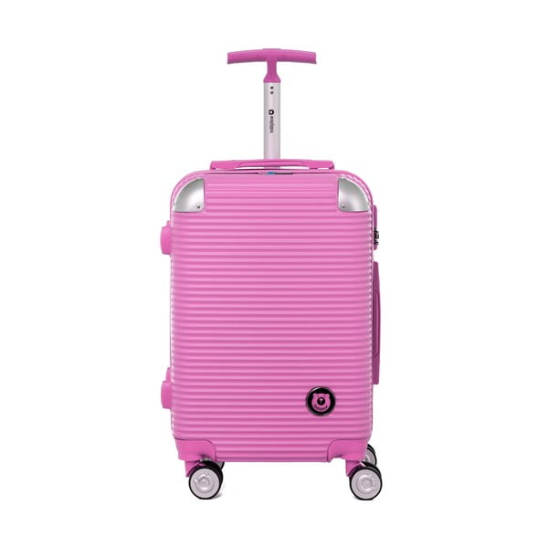 Розов куфар за количка с кодово заключване Larisa, 44 л - Teddy Bear