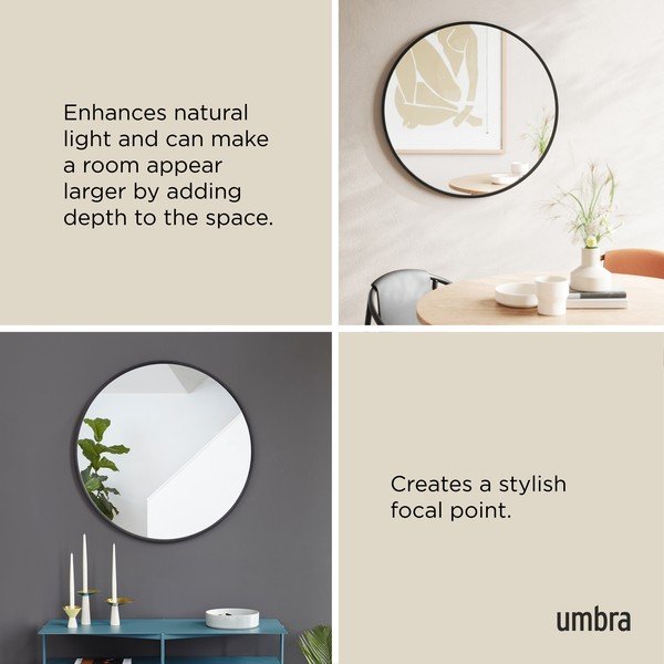 Стенно огледало ø 94 cm Hub – Umbra-image-4