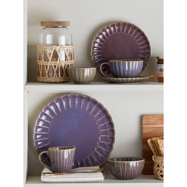 Тъмнолилава глинена чаша 220 ml Latina – Bloomingville-image-3