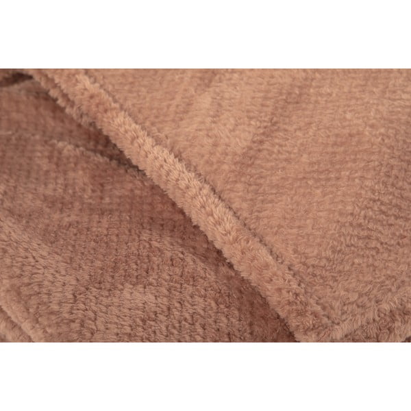 Кафяво одеяло от микроплюш 150x200 cm Pippa – Tiseco Home Studio-image-3