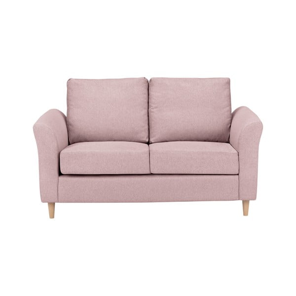 Розов двуместен диван Smooth - Kooko Home-image-4