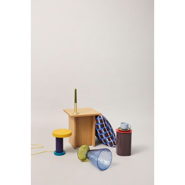 Сгъваема маса от дъб 35x35 cm Straight - Hübsch-image-3