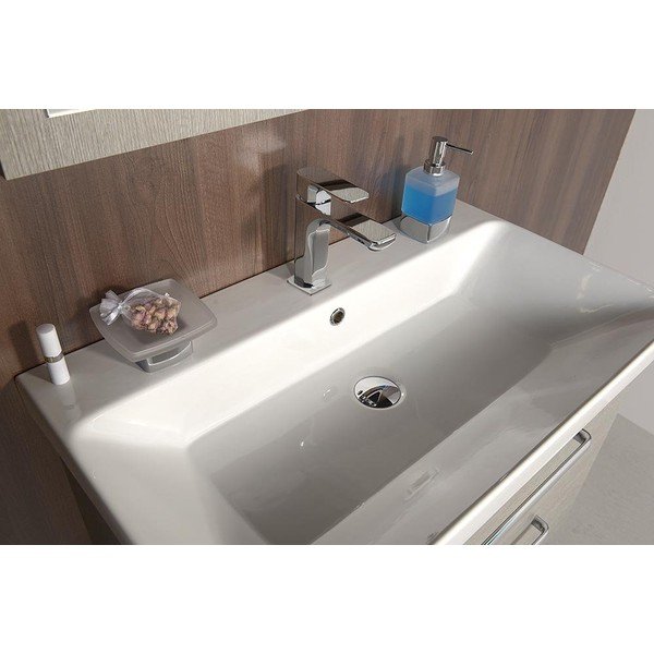 Стояща батерия за мивка в лъскаво-сребрист цвят Spy – Sapho-image-3