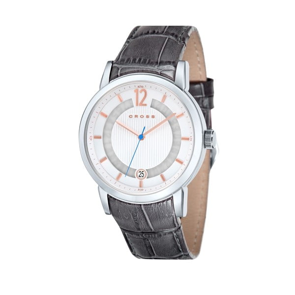 Pánské hodinky Cross Cambria Silver White, 42.5 mm