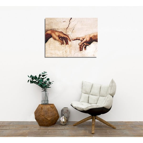 Репродукция на стена върху платно Микеланджело, 40 x 30 cm - Wallity-image-1