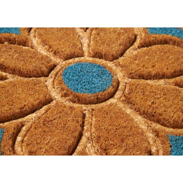 Изтривалка от кокосови влакна 45x75 cm Flowers - Hanse Home-image-2