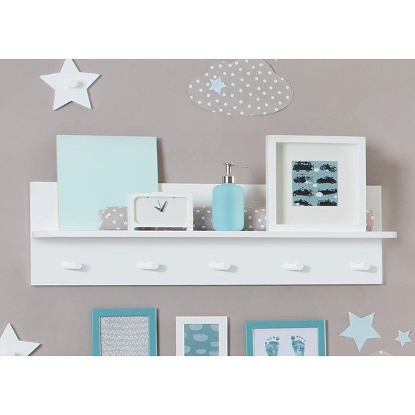 Бяла закачалка за стена за деца Dreamworld 3 - Roba-image-1