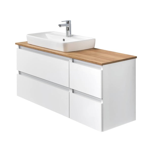 Бял висящ шкаф без мивка 110x53 cm Set 360 - Pelipal-image-2